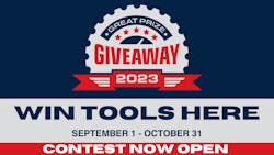 The 2023 Great Prize Giveaway runs from Sept. 1 through Oct. 31. The 2023 Great Prize Giveaway runs from Sept. 1 through Oct. 31.