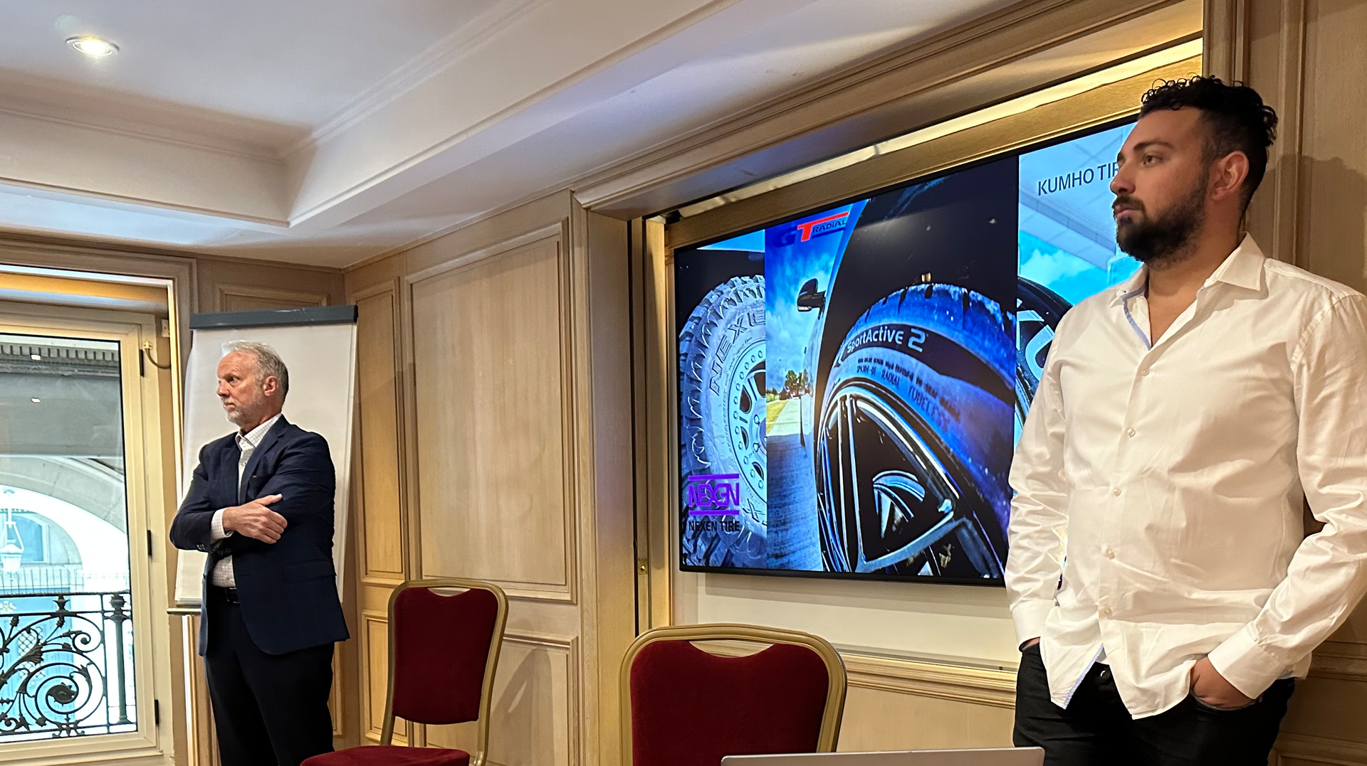 &ldquo;Retailers who buy directly from Turbo or from Turbo wholesale distributors will be eligible to participate in Ignite,' which is Turbo Wholesale Tires' new associate dealer program, said Phillip Kane, the company's CEO (left.) The program was unveiled during Turbo's recent customer meeting in Paris, France.