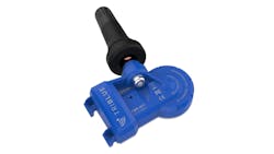The Tri-Blue TPMS sensors have the ability to clone OE sensors and avoid the relearning procedure. According to officials, ordering is available now with qualifying initial orders receiving a free tool. The Tri-Blue TPMS sensors have the ability to clone OE sensors and avoid the relearning procedure. According to officials, ordering is available now with qualifying initial orders receiving a free tool.
