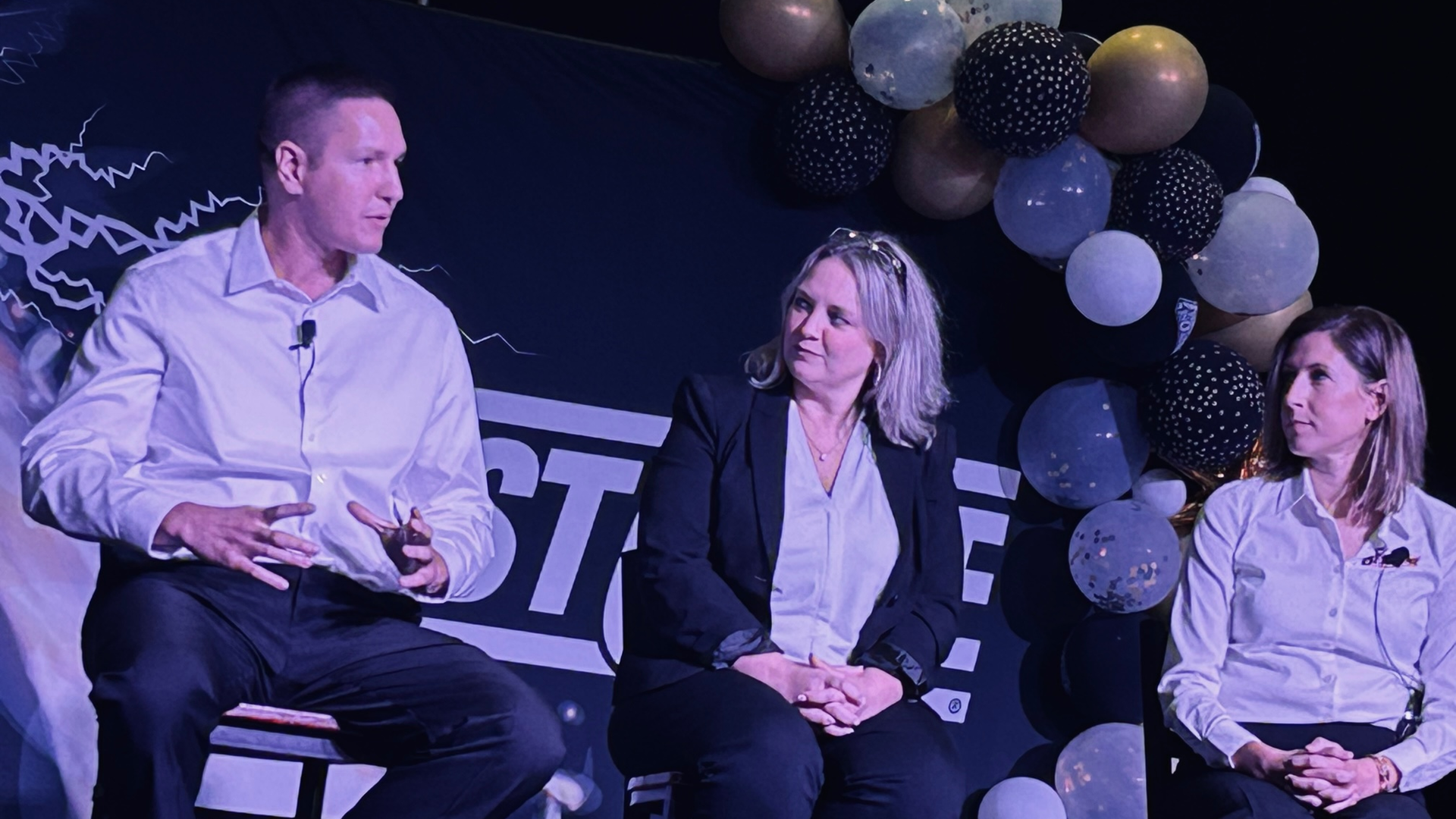 &ldquo;None of us would be where we are without each other,&rdquo; said Lindsey Beer, Best-One Tire Group's chief strategy officer (center) with Jon Zurcher, Best-One's chief operating officer, and Tina Zurcher, Best-One's general counsel.