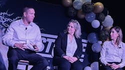 “None of us would be where we are without each other,” said Lindsey Beer, Best-One Tire Group's chief strategy officer (center) with Jon Zurcher, Best-One's chief operating officer, and Tina Zurcher, Best-One's general counsel. “None of us would be where we are without each other,” said Lindsey Beer, Best-One Tire Group's chief strategy officer (center) with Jon Zurcher, Best-One's chief operating officer, and Tina Zurcher, Best-One's general counsel.