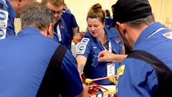 'The goal of the conference was to reaffirm VIP's strong, healthy workplace culture and that goal was achieved, with managers participating in a wide range of team building activities,' say VIP Tires & Service officials. 'The goal of the conference was to reaffirm VIP's strong, healthy workplace culture and that goal was achieved, with managers participating in a wide range of team building activities,' say VIP Tires & Service officials.