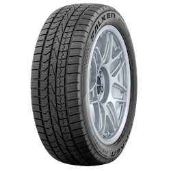The new Falken Aklimate is Sumitomo Rubber North America Inc.'s first all-weather offering. It comes with a 65,000-mile limited tread life warranty and is available in 88 sizes. The new Falken Aklimate is Sumitomo Rubber North America Inc.'s first all-weather offering. It comes with a 65,000-mile limited tread life warranty and is available in 88 sizes.
