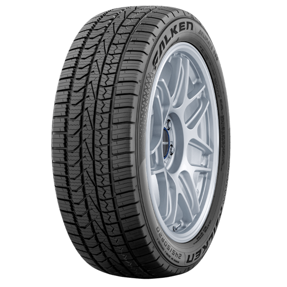 The new Falken Aklimate is Sumitomo Rubber North America Inc.&apos;s first all-weather offering. It comes with a 65,000-mile limited tread life warranty and is available in 88 sizes.