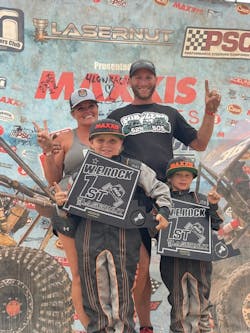 The Browns relied on Maxxis Trepadors and Roxxzilla tires for their rock-crawling competition. The Browns relied on Maxxis Trepadors and Roxxzilla tires for their rock-crawling competition.