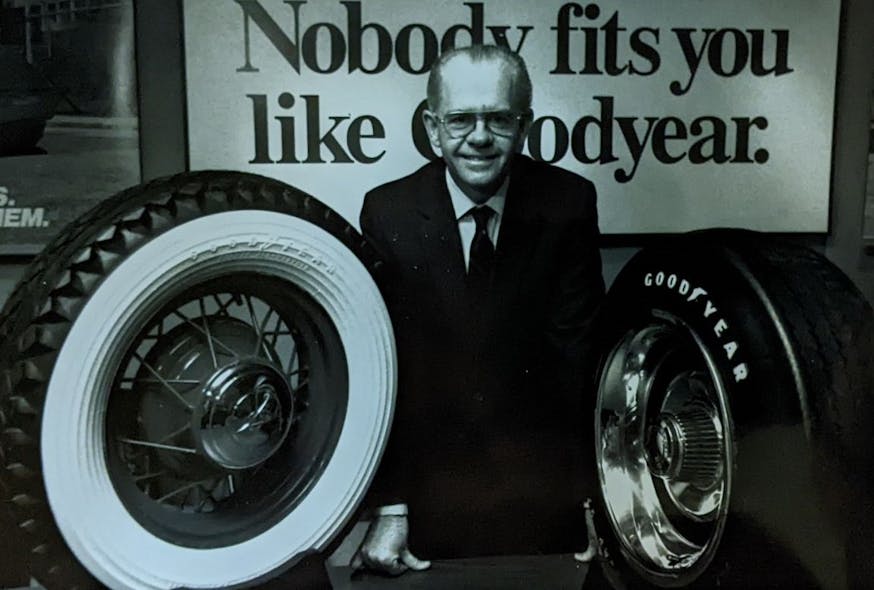 Under John Kelsey&apos;s direction, Kelsey Tire was the exclusive authorized distributor of Goodyear antique and classic tires.