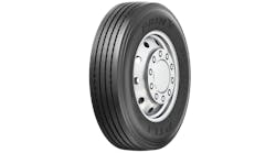 Other features of the tire include an arc shoulder design to evenly distribute lateral force; a substantial-angle zigzag pattern on the shoulder groove to ensure stability and amplify resistance against fatigue; incorporated stone ejectors; a bead filler and high-strength rim cushion to help with high-load spread-axle applications; and more. Other features of the tire include an arc shoulder design to evenly distribute lateral force; a substantial-angle zigzag pattern on the shoulder groove to ensure stability and amplify resistance against fatigue; incorporated stone ejectors; a bead filler and high-strength rim cushion to help with high-load spread-axle applications; and more.