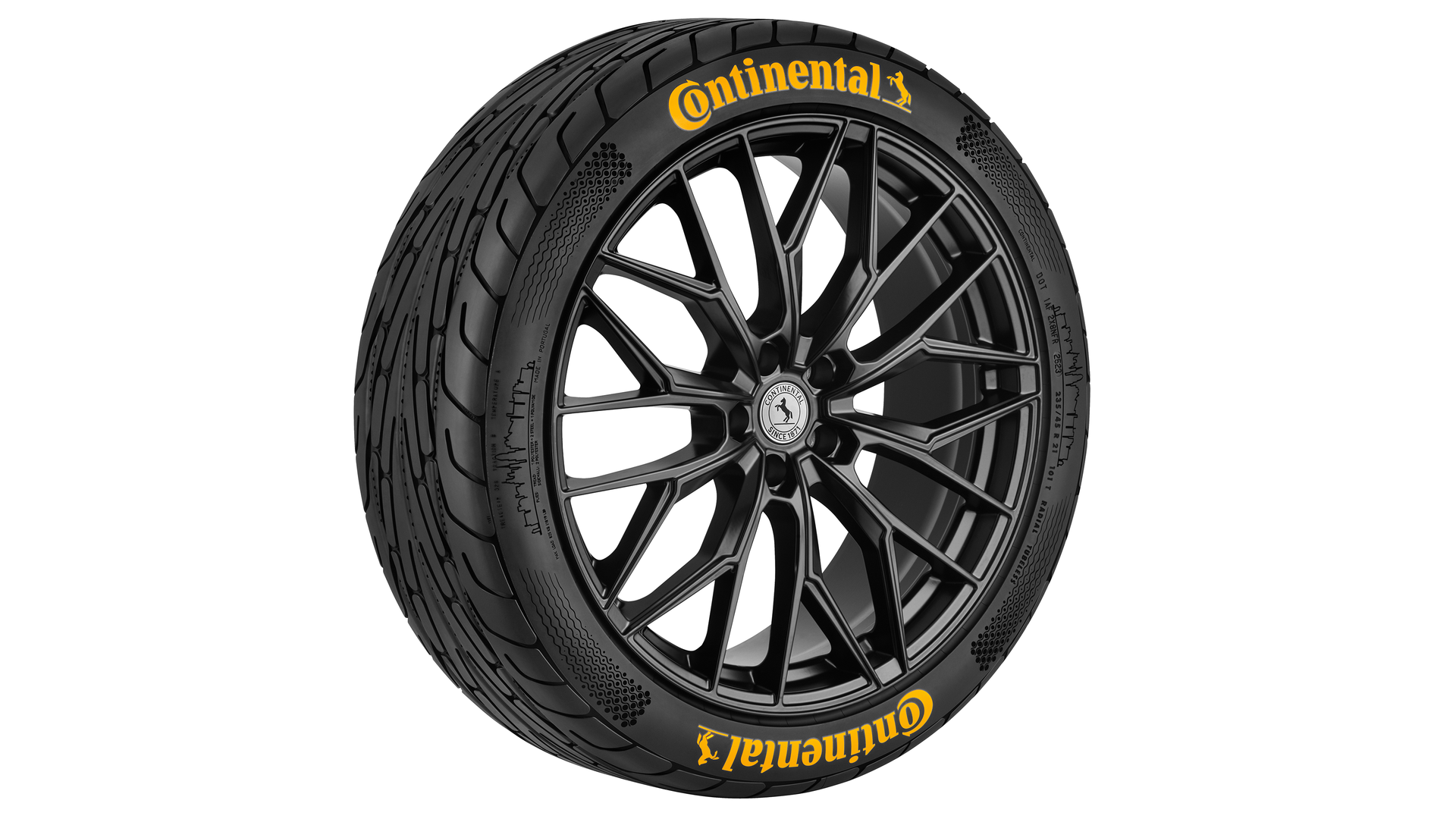 The Conti CityPlus concept tire 'is especially beneficial for electric vehicles because their higher torque and weight additionally amplify energy loss in tires,' say Continental officials.