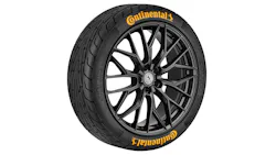 The Conti CityPlus concept tire 'is especially beneficial for electric vehicles because their higher torque and weight additionally amplify energy loss in tires,' say Continental officials. The Conti CityPlus concept tire 'is especially beneficial for electric vehicles because their higher torque and weight additionally amplify energy loss in tires,' say Continental officials.