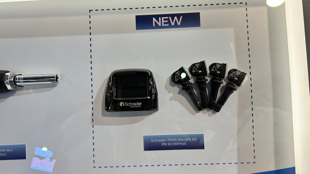 Features of the new kit include a solar-powered and wireless display; convertible units like converting Fahrenheit to Celsius or PSI to BAR; individual axle placard settings; real-time monitoring &ndash; including pressure by location; and audio and visual warnings.