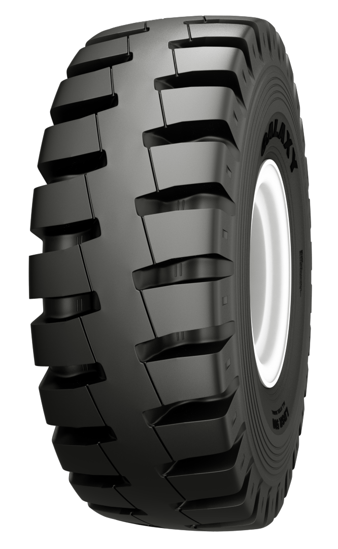 The Galaxy LDSR 500 is available in sizes 20.5R25 and 23.5R25 - both with two-star load ratings.
