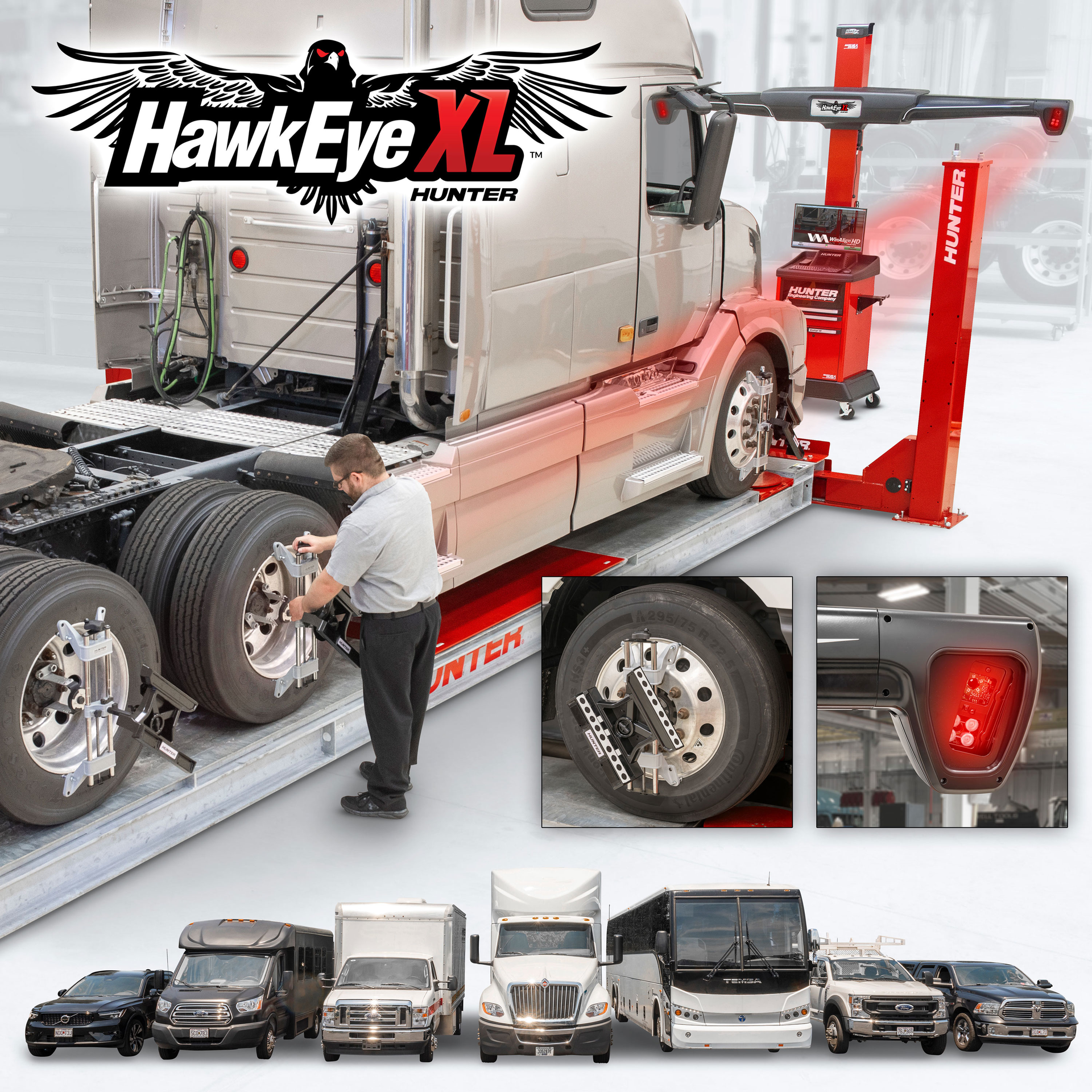 &ldquo;Technicians love the simplicity and ease of the Hawkeye XL,&rdquo; says Alan Hagerty, product manager, for Hunter.