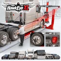 “Technicians love the simplicity and ease of the Hawkeye XL,” says Alan Hagerty, product manager, for Hunter. “Technicians love the simplicity and ease of the Hawkeye XL,” says Alan Hagerty, product manager, for Hunter.