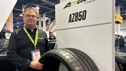 'You're seeing us broaden our spectrum of applications,' says Michael Mathis, president of Atturo Tire Corp. 'You're seeing us broaden our spectrum of applications,' says Michael Mathis, president of Atturo Tire Corp.