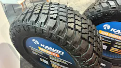 The Kanati Overland RTX from Greenball Corp. sports an advanced rubber compound for optimal longevity, multi-direction sipes for enhanced traction on dry and wet surfaces and other features.