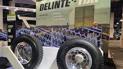 'We've always had Delinte PLT' products, says Nick Gutierrez, sales director for Sentury Tire USA. 'Customers asked us, 'When are you coming out with Delinte TBR?' 'We've always had Delinte PLT' products, says Nick Gutierrez, sales director for Sentury Tire USA. 'Customers asked us, 'When are you coming out with Delinte TBR?'