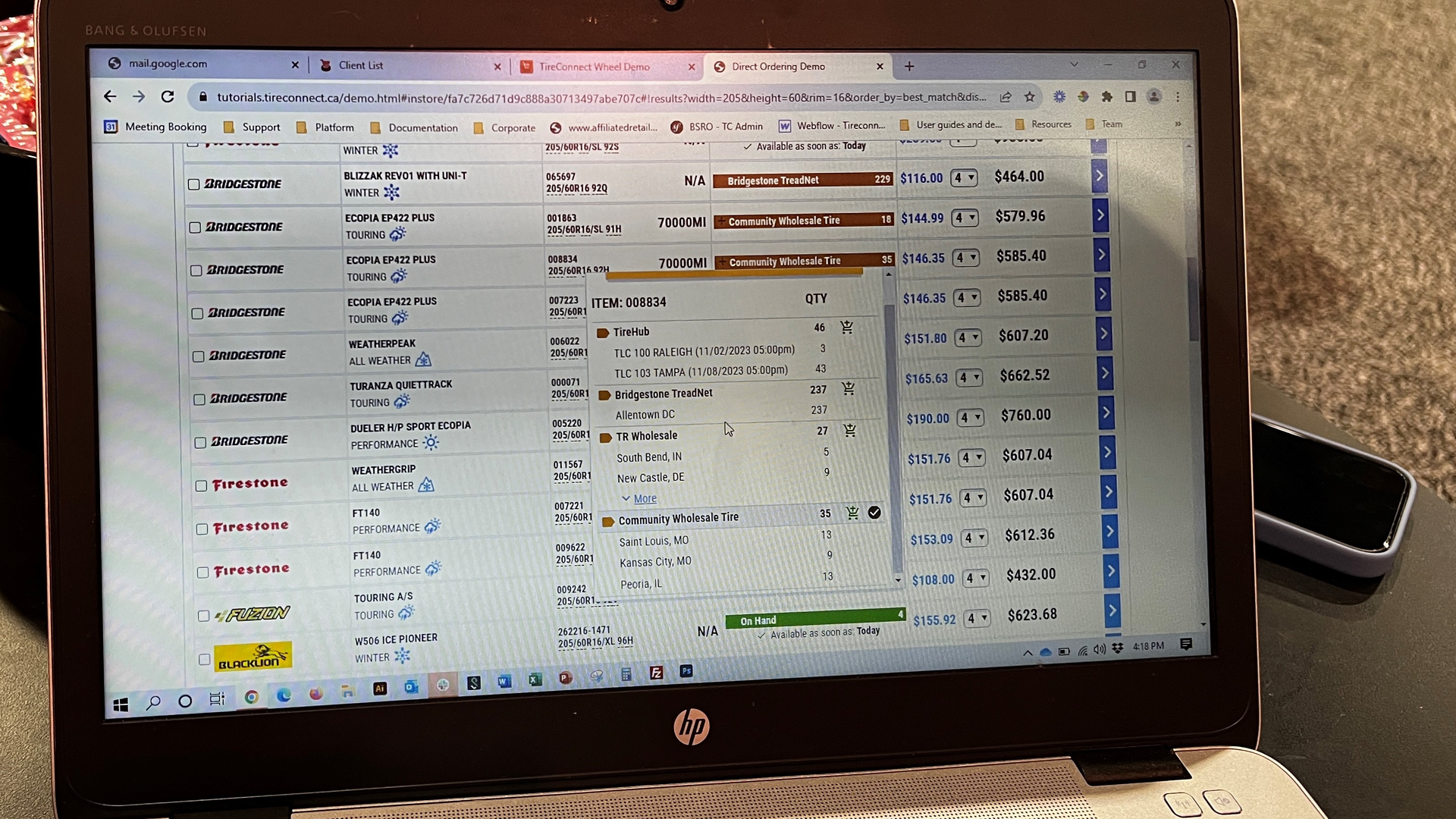 TireConnect's newest tool helps streamline a tire dealer's replenishment system by showing the availability of tires at multiple wholesalers and giving dealers the option to automate replenishment based on specific parameters of the dealer's choosing.