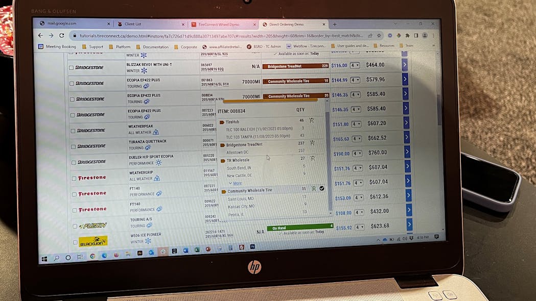 TireConnect&apos;s newest tool helps streamline a tire dealer&apos;s replenishment system by showing the availability of tires at multiple wholesalers and giving dealers the option to automate replenishment based on specific parameters of the dealer&apos;s choosing.