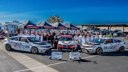 “As someone who tests tires commercially, I am well-versed in what works in motorsports and the type of product that will help us get the most out of our performance in an environment like Thunderhill,” says Andy Hollis, crew chief for THRW. “As someone who tests tires commercially, I am well-versed in what works in motorsports and the type of product that will help us get the most out of our performance in an environment like Thunderhill,” says Andy Hollis, crew chief for THRW.