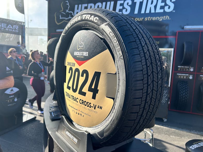 The Terra Trac Cross-V AW is an all-weather tire with 3-Peak Mountain Snowflake (PMS) certification, which was a result of dealers voicing their needs for a 3PMS tire.