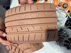 The tire also features a battery symbol on the tire which shows the tire size. The tire also features a battery symbol on the tire which shows the tire size.