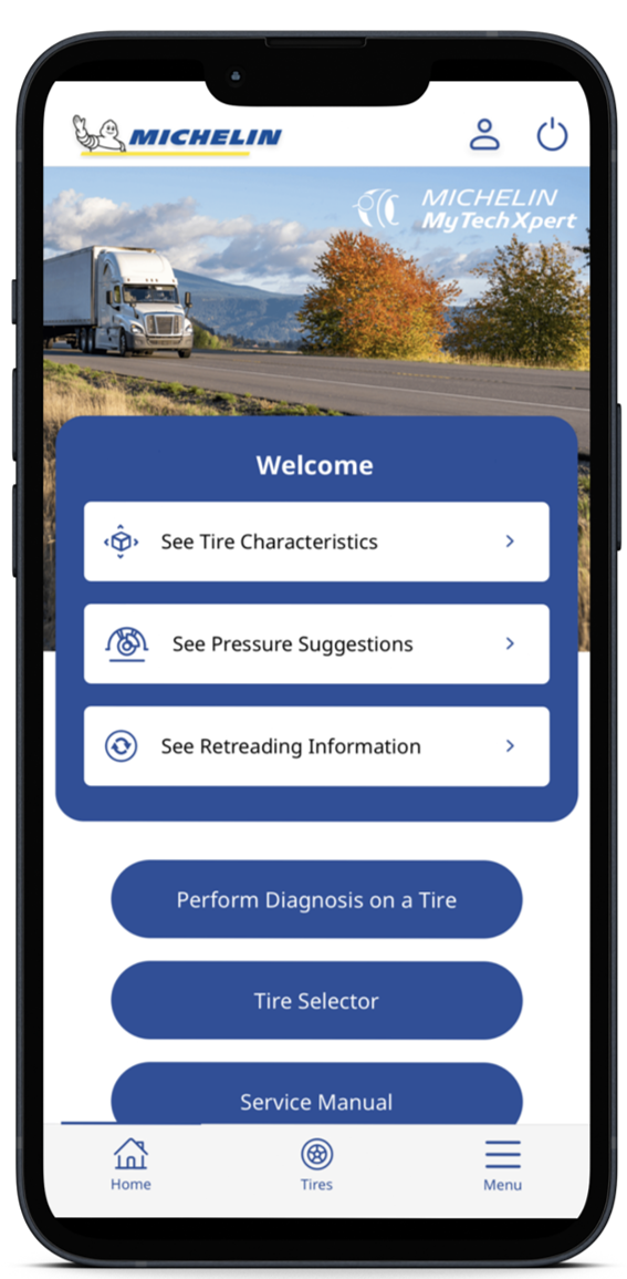 Michelin's new MyTechXpert app brings all the data from the tiremaker's technical data book into an online database accessible from any smartphone.