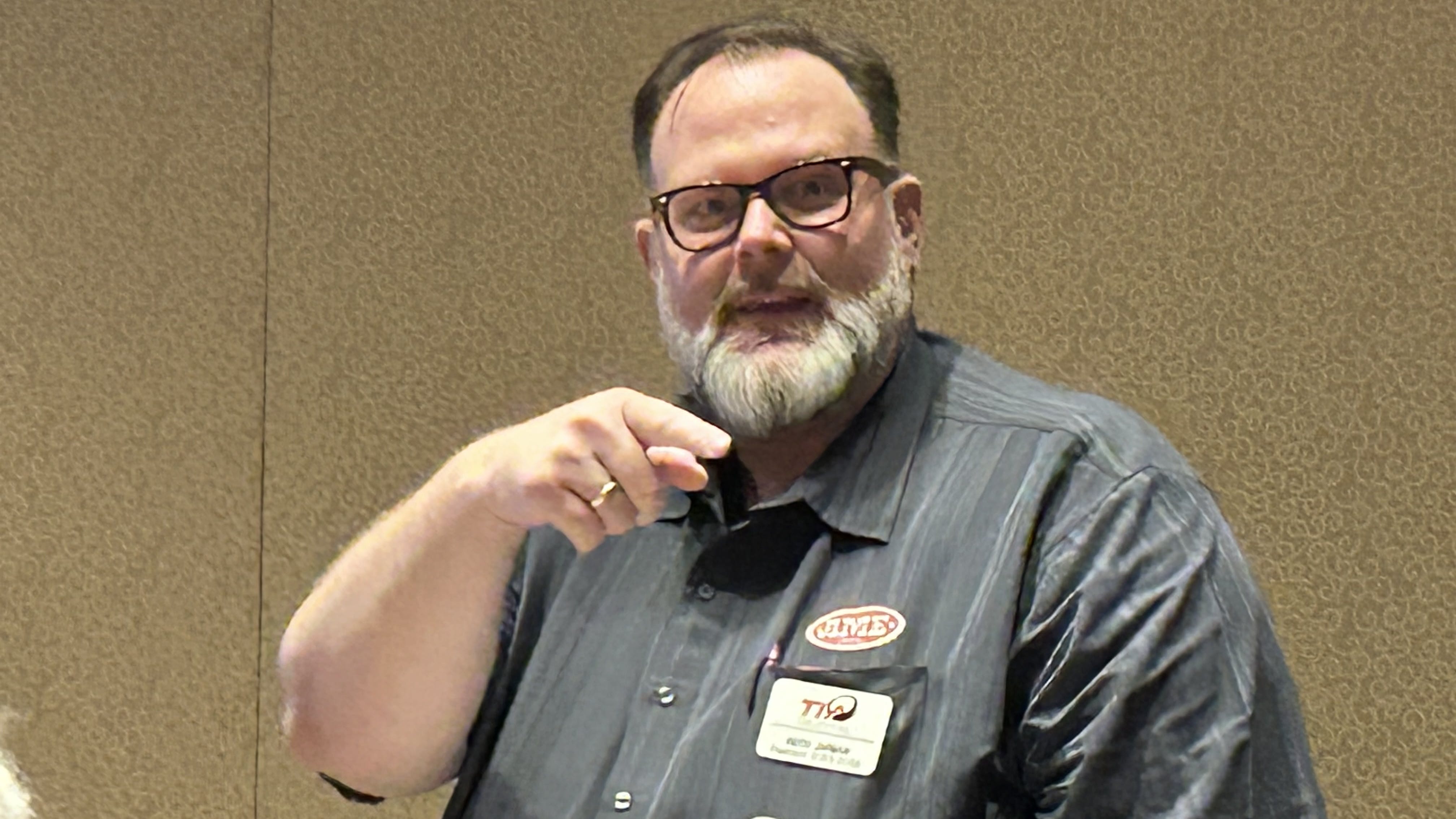 The event features guest speakers including Mike Spagnola, CEO and president of the Specialty Equipment Market Association; Dick Gust, CEO of TIA; Keith Jarman, president of TIA (pictured); and Chris Barry, president of CTDA and vice president of sales for the Independent Tire Dealers Group.