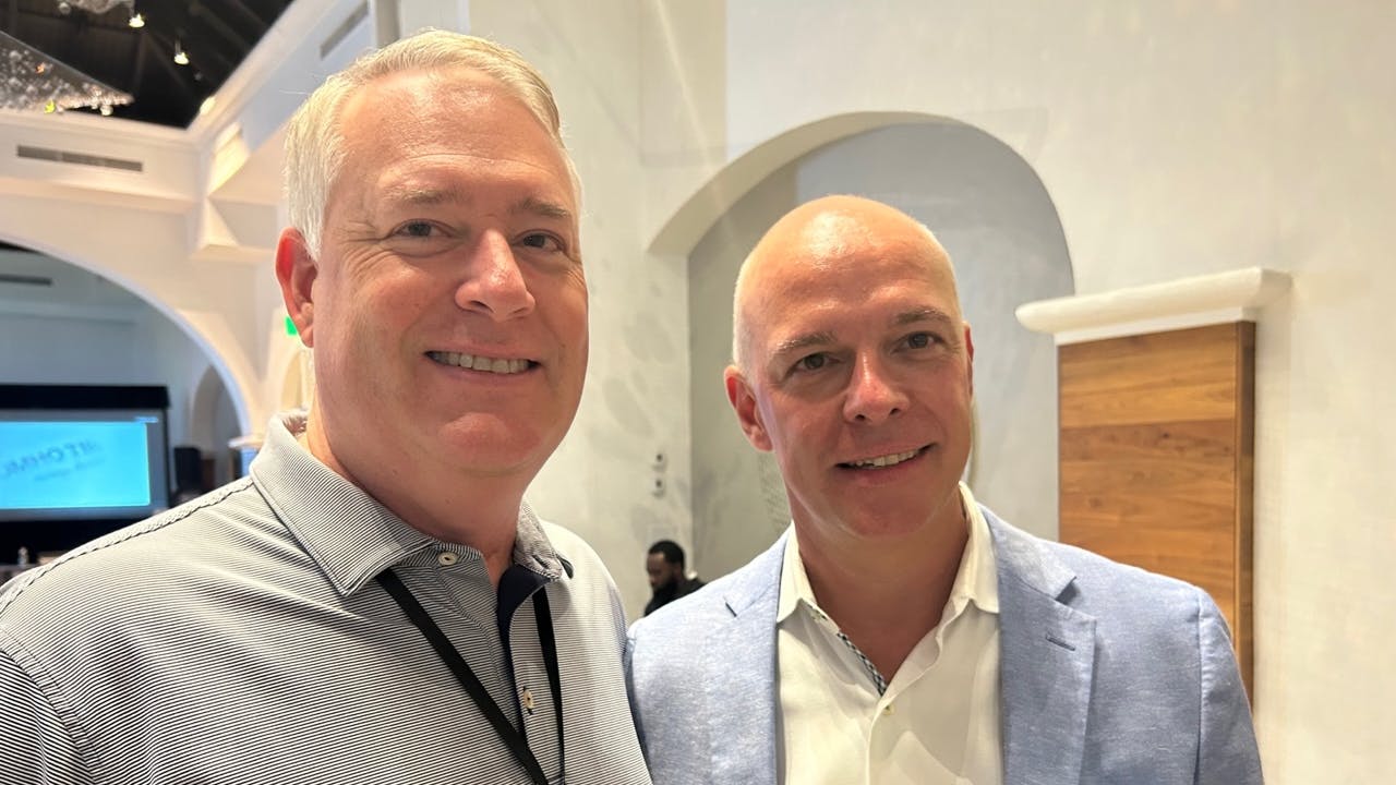 &ldquo;Another reason for our success is we&rsquo;ve become extremely collaborative with customers and we&rsquo;ve also been good listeners,' says Shawn Denlein, president, sales and marketing, Kumho Tire USA (pictured right, with Larry Kull, west region vice president, U.S. AutoForce LLC, during Kumho's dealer meeting.) 'Everything we&rsquo;ve heard from our customer base, we&rsquo;ve acted on.'