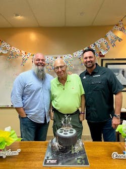 Joaquin 'Tony' Gonzalez Sr., center, died Nov. 28, 2023. He is pictured here with his sons, Tony Gonzales, left, and Joaquin Gonzalez Jr., right. Joaquin 'Tony' Gonzalez Sr., center, died Nov. 28, 2023. He is pictured here with his sons, Tony Gonzales, left, and Joaquin Gonzalez Jr., right.