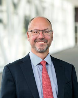 Darren Wells, executive vice president and chief administrative officer at Goodyear Tire & Rubber Co., plans to retire in February 2024. Darren Wells, executive vice president and chief administrative officer at Goodyear Tire & Rubber Co., plans to retire in February 2024.