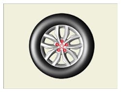 Follow the tightening sequence shown here. Follow the tightening sequence shown here.