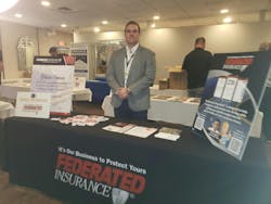 The luncheon featured a small trade show with 17 companies, including Federated Insurance. The luncheon featured a small trade show with 17 companies, including Federated Insurance.