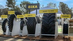 Double Coin will showcase the REM group of radial OTR and industrial tires while Özka Tires will showcase the popular AGRO and KNK models. Double Coin will showcase the REM group of radial OTR and industrial tires while Özka Tires will showcase the popular AGRO and KNK models.