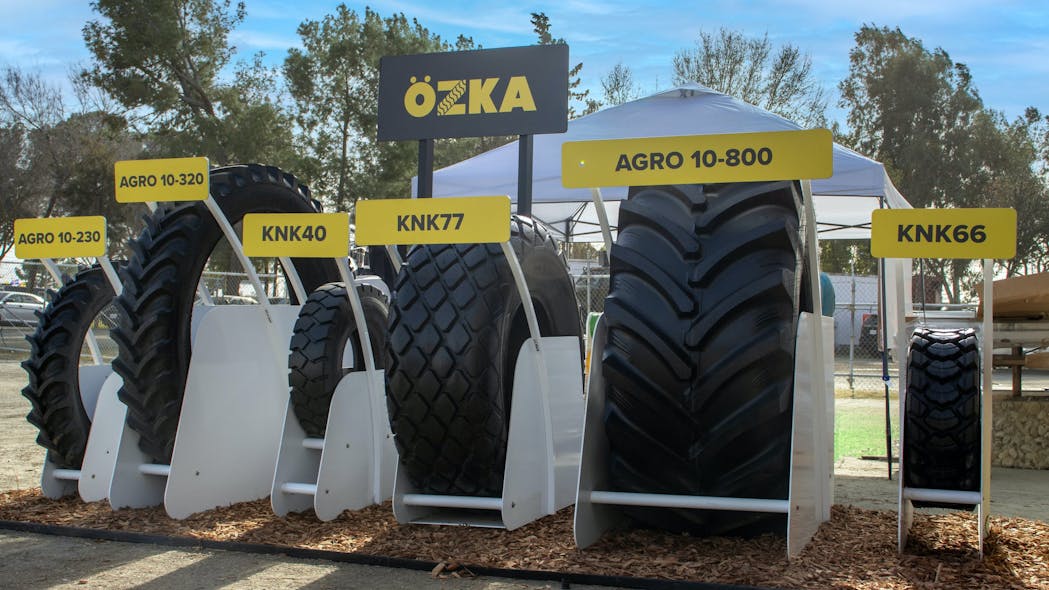 Double Coin will showcase the REM group of radial OTR and industrial tires while &Ouml;zka Tires will showcase the popular AGRO and KNK models.
