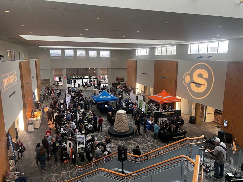 More than 60 vendors participated in the trade show at the 2024 Point S annual dealer&apos;s meeting. Flooding and lingering rainstorms forced the trade show indoors at the Margaritaville resort outside of Houston, Texas.