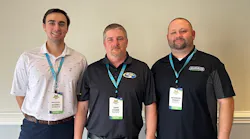Point S added a record 69 new locations in 2023 to reach 336 storefronts, including the seven Bay Area Point S stores in Maryland. The business' primary owners are John Fisher, center, and Brandon Tracey, right. Michael Gosnell, left, is a minor partner.