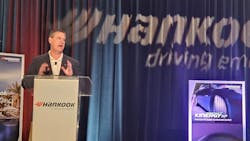 &ldquo;We need to make a profit and you need to make a profit,&rdquo; Rob Williams, president of Hankook Tire America Corp., told attendees at the company&rsquo;s Partners Day event. &ldquo;That&rsquo;s what a true partnership is all about.&rdquo;