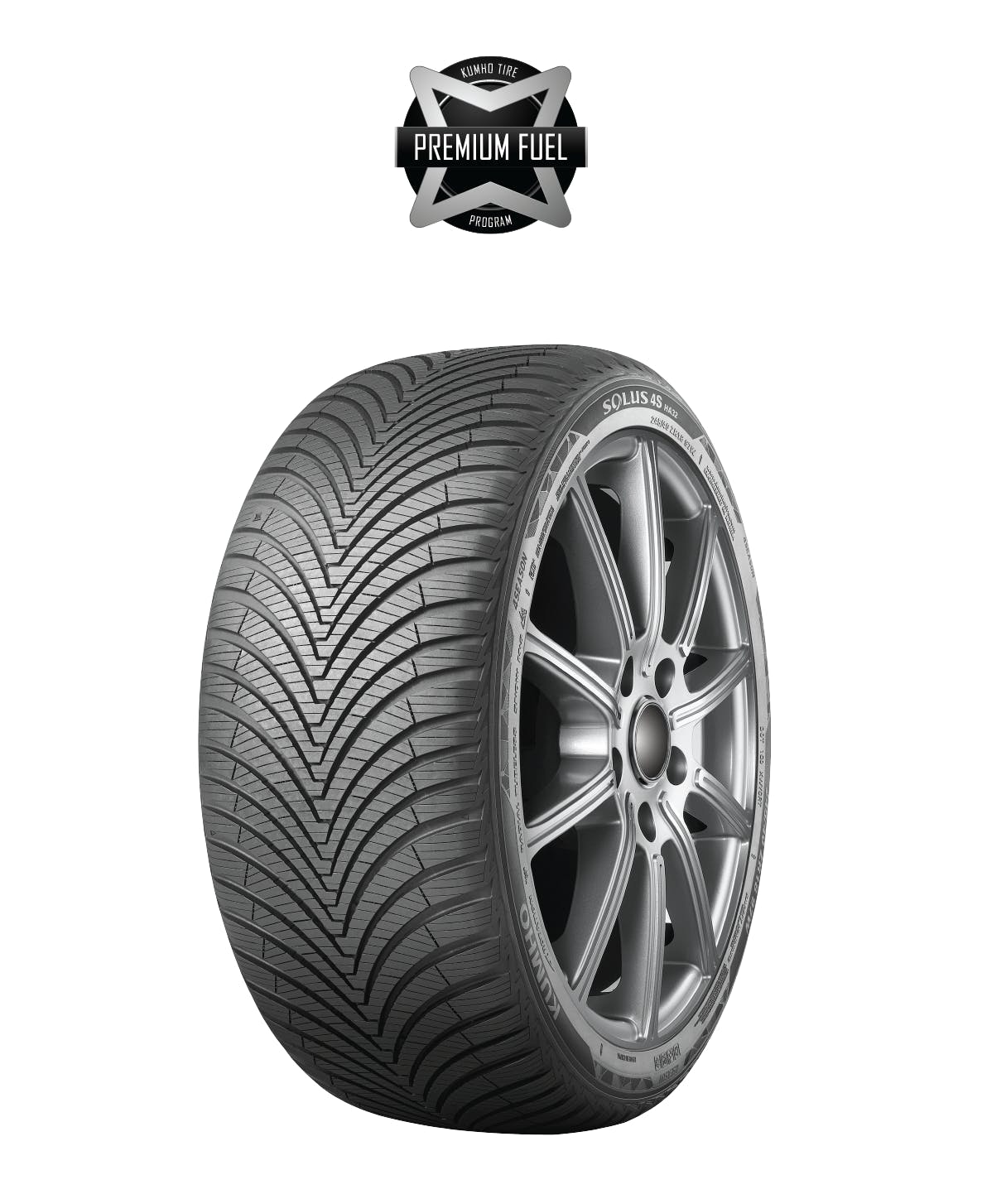 The new Solus 4S HA 32 was developed for passenger cars, CUVs and SUVs looking for all-weather capability including snow traction. The tire has lateral grooves to resist hydroplaning and carries the 3-Peak Mountain Snowflake symbol.