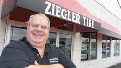 Under Bill Ziegler&rsquo;s direction, Ziegler Tire has grown to nearly 30 locations, plus three distribution centers. He was named MTD&rsquo;s Tire Dealer of the Year in 2009.
