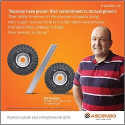 “The idea behind this campaign is to appreciate our channel partners, who have been an indispensable part of our journey and who helped make Ascenso, one of the third largest exporters of off-highway tires from India in such a short time,” says Dhaval Nanavati, CEO of Ascenso. “The idea behind this campaign is to appreciate our channel partners, who have been an indispensable part of our journey and who helped make Ascenso, one of the third largest exporters of off-highway tires from India in such a short time,” says Dhaval Nanavati, CEO of Ascenso.