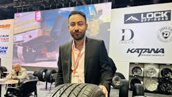 Investments made by Wholesale Tire Distributors (WTD) are “all geared toward enhancing our service and making our brands easily accessible to our valued customers,” says Vahe Tchaghlassian, WTD’s vice president of operations and marketing, pictured here at the 2023 SEMA Show. Investments made by Wholesale Tire Distributors (WTD) are “all geared toward enhancing our service and making our brands easily accessible to our valued customers,” says Vahe Tchaghlassian, WTD’s vice president of operations and marketing, pictured here at the 2023 SEMA Show.