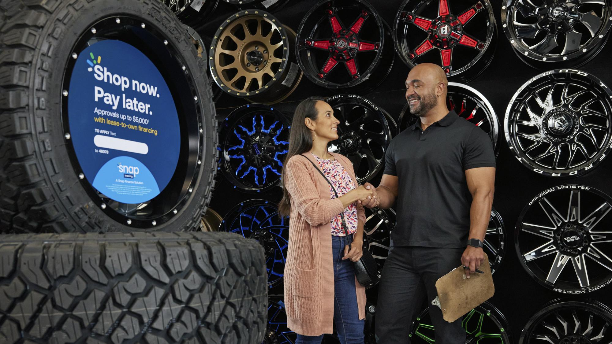 Rob Brown, head of research and insights at Snap Finance, says tire dealers should alert customers to their financing options 'as soon as possible in the buying process.'
