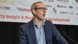 Ciaran Little, vice president, Americas and Asia Pacific information division, Smithers, said the mining tire market in North America will expand at an annual rate of 2.4%. Ciaran Little, vice president, Americas and Asia Pacific information division, Smithers, said the mining tire market in North America will expand at an annual rate of 2.4%.