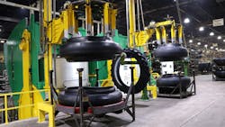Titan has invested $2 million into its Iowa tire plant, and the investment includes the addition of two 104-inch curing tire presses.