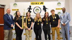 The winners include Great Falls Elementary School for the elementary division; Chester Middle School for the middle school division; and Lewisville High School (pictured) for the high school division. The winners include Great Falls Elementary School for the elementary division; Chester Middle School for the middle school division; and Lewisville High School (pictured) for the high school division.