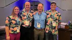 Nick Fox is a high-energy tire dealer in Montana, and this year during a Hawaiian-themed shirt event at the Point S annual meeting, members of his team surprised him by wearing custom-made shirts featuring his face, alongside flowers and flamingos.
