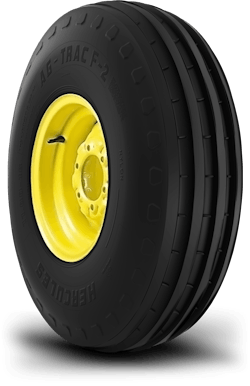 Other features of the tire include a strong nylon cord casing designed to resist damage; a four-rib design for enhanced flotation and self-cleaning; 10- and 12-ply offerings for higher load-carrying capacity; and more.
