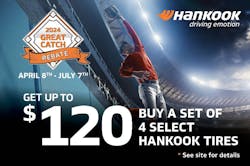 Drivers who purchase at least four tires from eligible lines will qualify for savings of up to $120. Drivers who purchase at least four tires from eligible lines will qualify for savings of up to $120.