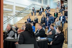 The coalition build was held on the campus of Schneider's headquarters. Like Pomp's Tire Service, Schneider calls Green Bay, Wis., home. The coalition build was held on the campus of Schneider's headquarters. Like Pomp's Tire Service, Schneider calls Green Bay, Wis., home.