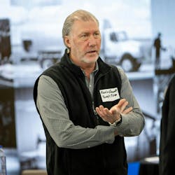 Pomp's Tire Service hosted its first coalition build with Truckers Against Trafficking in Green Bay, Wis. Kevin Vincent was among the tire dealership's leaders who participated. Pomp's Tire Service hosted its first coalition build with Truckers Against Trafficking in Green Bay, Wis. Kevin Vincent was among the tire dealership's leaders who participated.